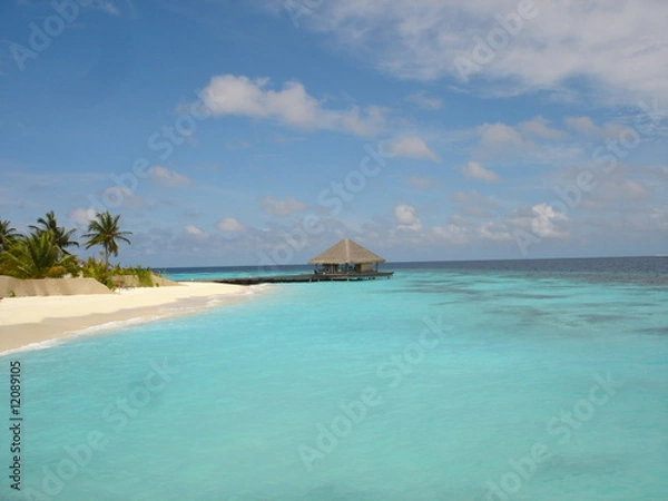 Fototapeta A typical day in the Maldives - image 2