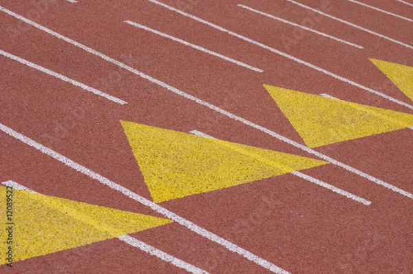 Obraz Surface of a running track on its own