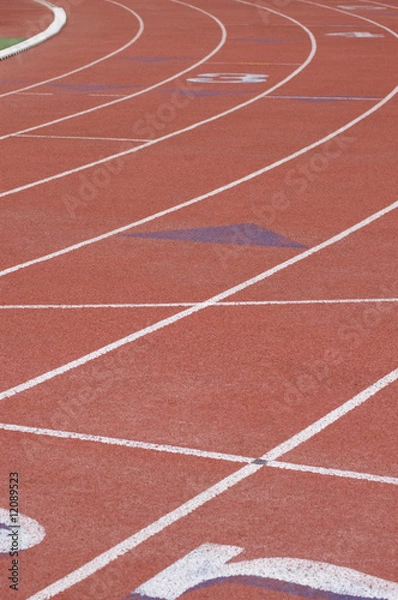 Obraz Surface of a running track on its own