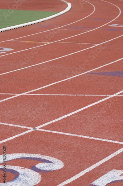 Fototapeta Surface of a running track on its own