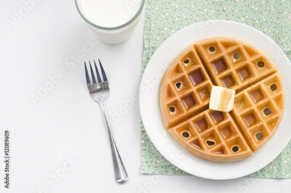 Obraz Breakfast-waffle