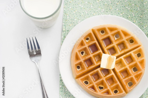 Obraz Breakfast-waffle