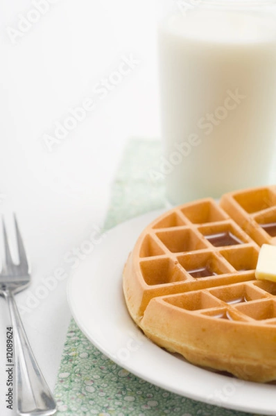 Obraz Breakfast-waffle