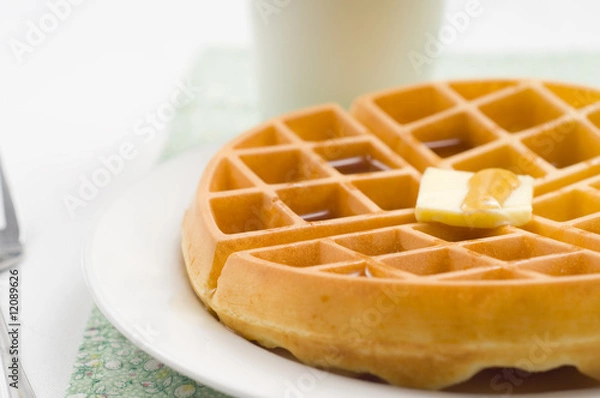 Obraz Breakfast-waffle