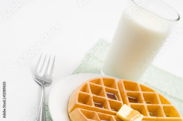 Obraz Breakfast-waffle