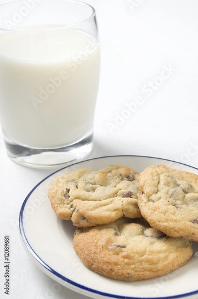 Obraz Milk and cookies