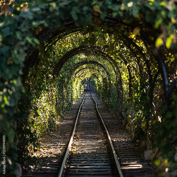 Fototapeta tunnel in the park
