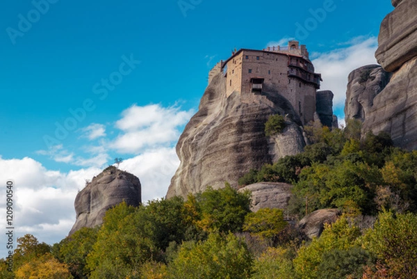 Obraz Saint Nicholas Anapafsas Monastery in Meteora, Greece