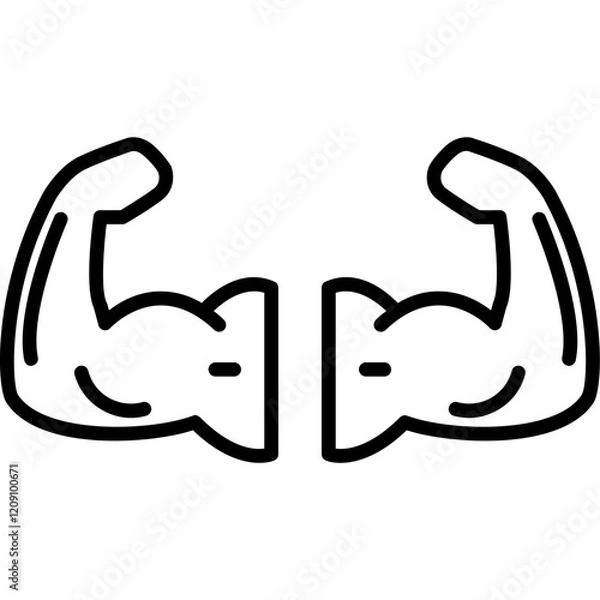 Fototapeta Bicep Icon