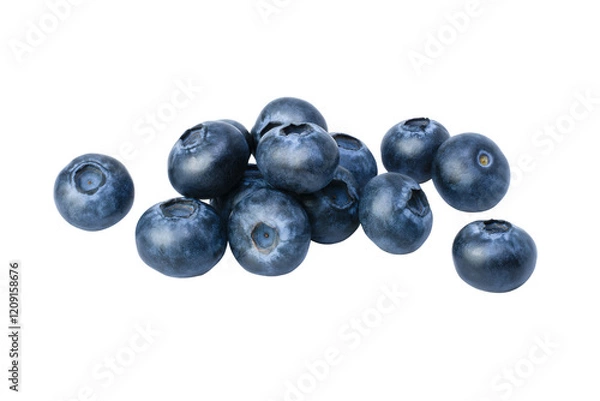 Obraz blueberries isolated on white background