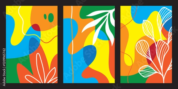 Fototapeta modern abstract Cover Design . Editable set Cover Design template for the presentation, brochure, catalog, poster, book, magazine etc