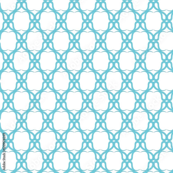 Obraz seamless pattern with blue circles