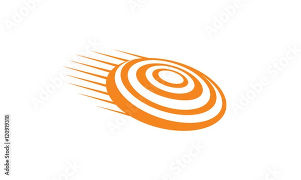 Obraz Logo strzelania do rzutków