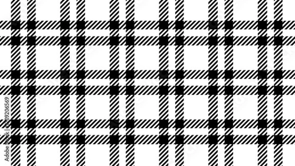 Fototapeta Seamless repeating plaid pattern vector flannel swatch