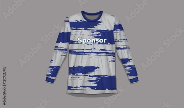 Obraz Soccer jersey design for sublimation, sport t shirt design