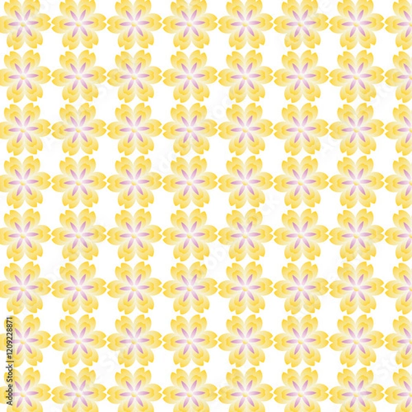 Fototapeta seamless pattern with flowers