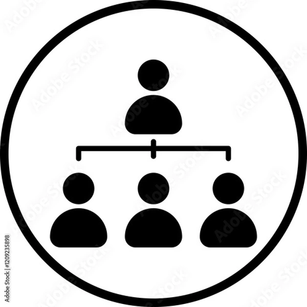 Obraz Organization Icon Style