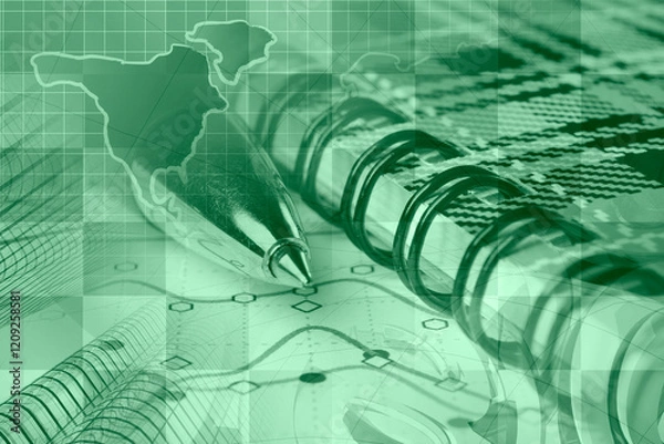 Obraz Business collage