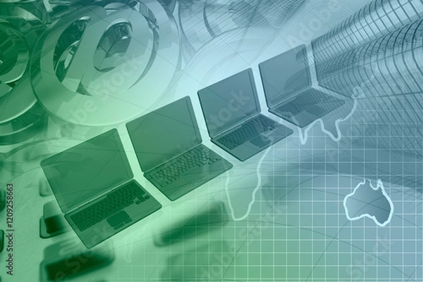 Obraz Computer background