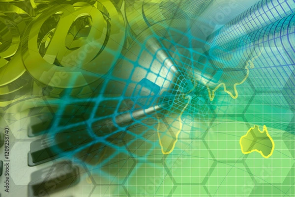 Obraz Computer background