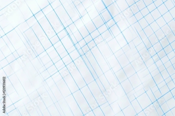 Fototapeta white grid paper background, Generative AI