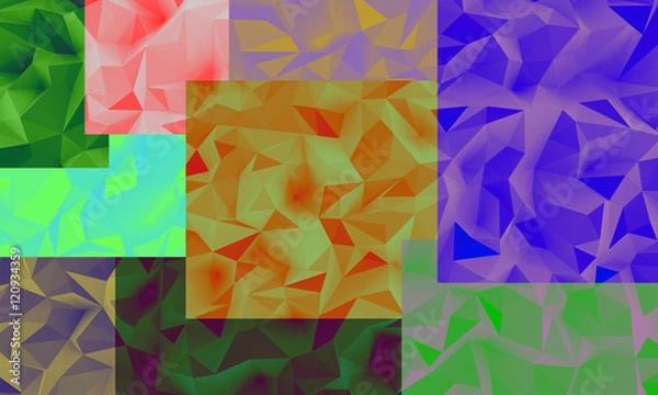 Fototapeta Low poly fun