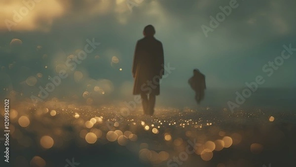 Fototapeta Fading Memories: A Cinematic Ode to Nostalgia