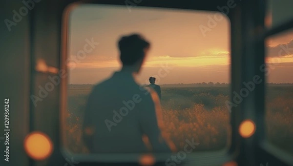 Fototapeta Fading Memories: A Cinematic Ode to Nostalgia