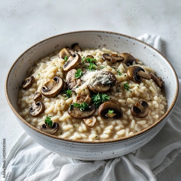 Fototapeta Risotto with Mushroom