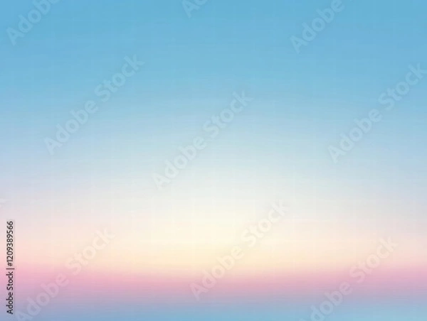Fototapeta Soft Pastel Sky Gradient Background: A Tranquil and Dreamy Aesthetic