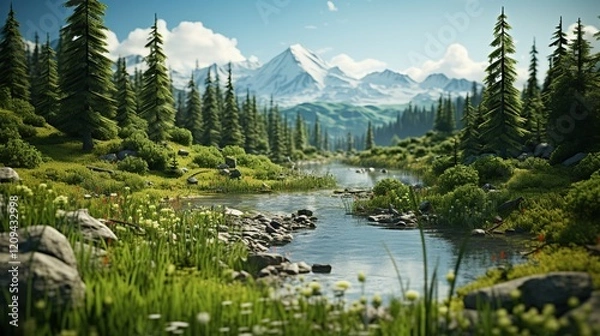 Obraz beautiful harmonious natural nuances tree