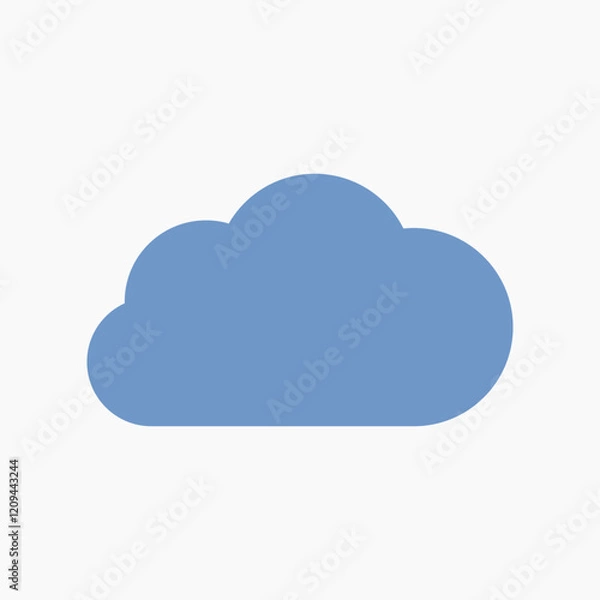 Fototapeta Cloud storage icon vector