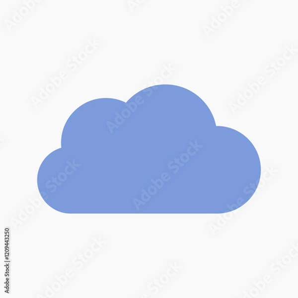 Fototapeta Cloud storage icon vector illustration