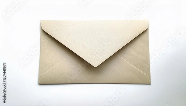 Obraz old envelope isolated on white background