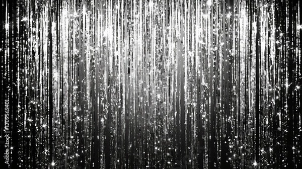 Fototapeta Stunning Black and White Abstract Graphic Design Background