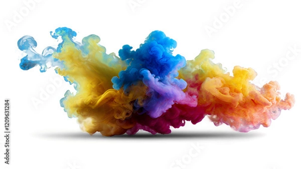 Fototapeta smoke splashes