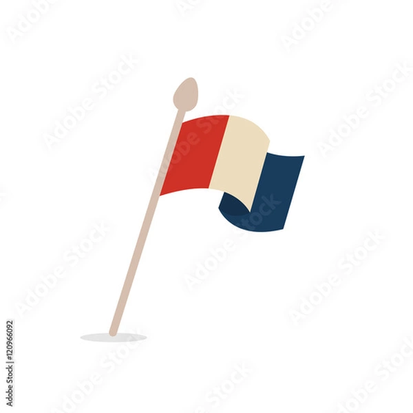 Obraz Flag France ,vector illustration