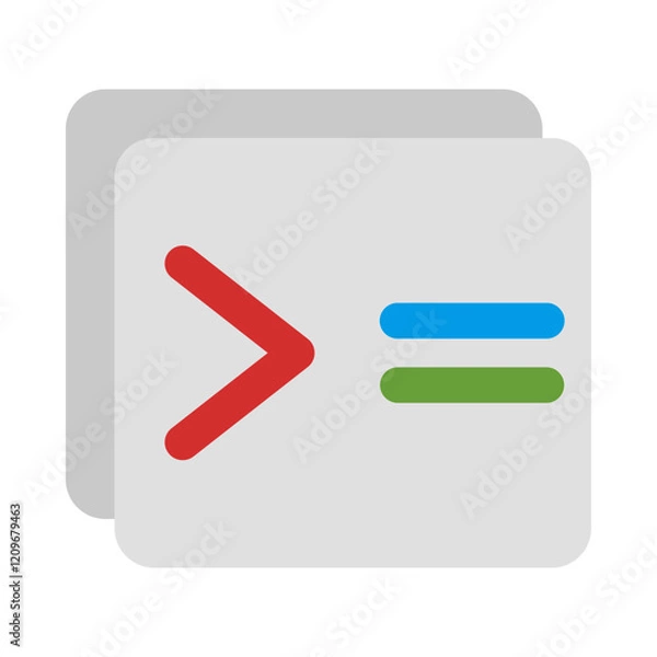 Obraz Terminal flat icon