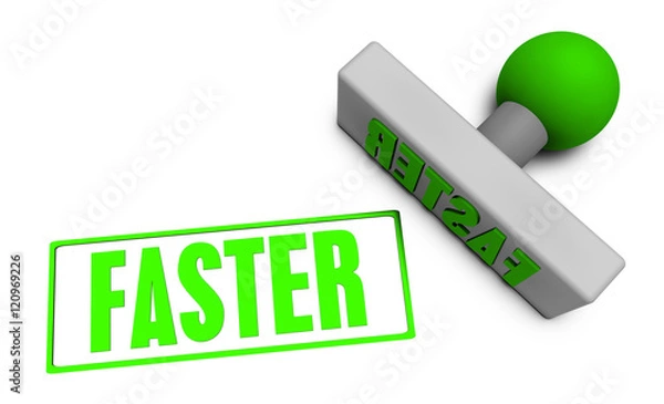 Obraz Faster Stamp