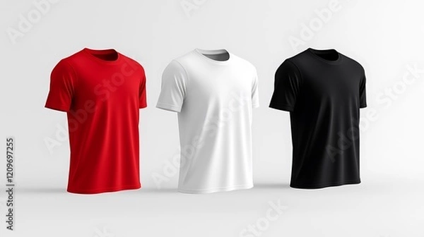 Obraz Three T-shirts Mockup