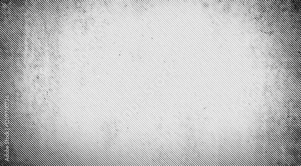 Fototapeta Vector diagonal line pattern vignette design with black and white stripes. Modern gradient effect abstract design background.