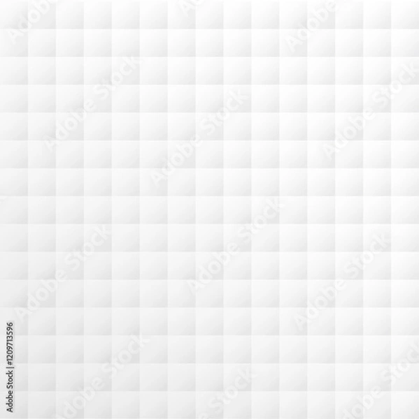 Obraz White three-dimensional abstract background