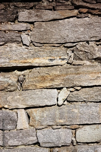 Fototapeta stone wall of natural stone