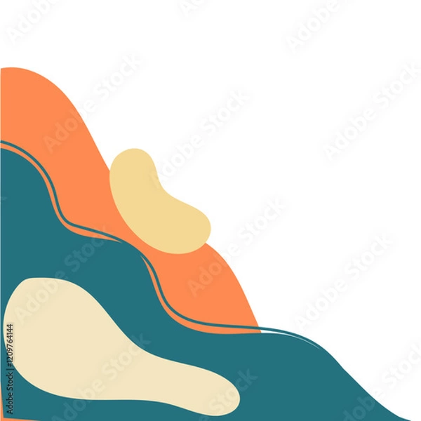 Fototapeta Blob Aesthetic Corner