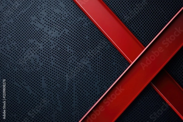 Obraz Red & Black Abstract Design Background