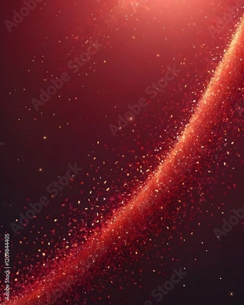 Obraz Red glitter luxury texture background