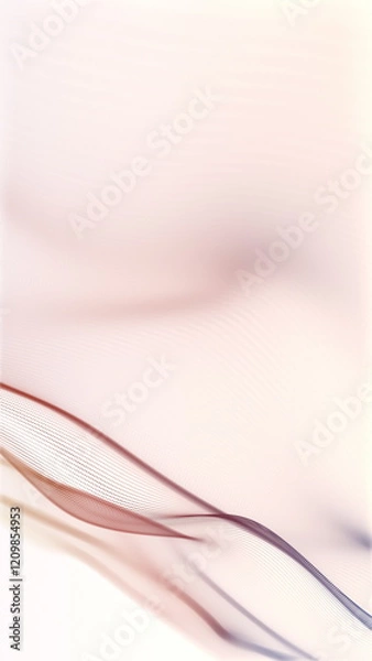 Obraz A Beautiful Abstract Pastel Gradient Background Featuring Smooth Flowing Lines and Shapes