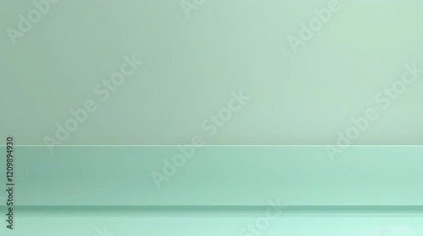 Fototapeta Light pale blue green abstract background that provides ample space for creative design. This soft and soothing color combination of light blue and green creates a serene and versatile backdrop, perfe