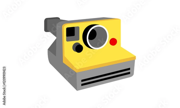 Obraz Polaroid camera illustration design vector