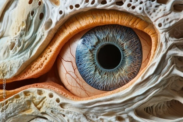 Fototapeta Abstract Artistic Eye Close-Up